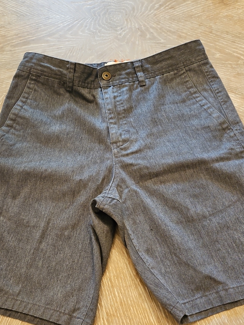 Men's Flat Front Casual Shorts - Gray
